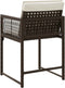 vidaXL - Tuinstoelen - 4 - st - met - kussens - poly - rattan - bruin