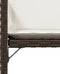 vidaXL - Tuinstoelen - 4 - st - met - kussens - poly - rattan - bruin