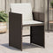 vidaXL - Tuinstoelen - 4 - st - met - kussens - poly - rattan - bruin