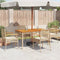 vidaXL - Tuinstoelen - 4 - st - met - kussens - poly - rattan - en - acaciahout - beige