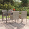 vidaXL - Tuinstoelen - 4 - st - met - kussens - poly - rattan - grijs