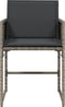vidaXL - Tuinstoelen - 4 - st - met - kussens - poly - rattan - grijs