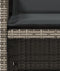 vidaXL - Tuinstoelen - 4 - st - met - kussens - poly - rattan - grijs