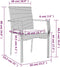vidaXL - Tuinstoelen - 4 - st - met - kussens - poly - rattan - grijs
