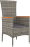 vidaXL - Tuinstoelen - 4 - st - met - kussens - poly - rattan - grijs