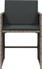 vidaXL - Tuinstoelen - 4 - st - met - kussens - poly - rattan - grijs