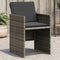 vidaXL - Tuinstoelen - 4 - st - met - kussens - poly - rattan - grijs