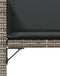vidaXL - Tuinstoelen - 4 - st - met - kussens - poly - rattan - grijs