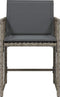 vidaXL - Tuinstoelen - 4 - st - met - kussens - poly - rattan - grijs