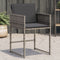 vidaXL - Tuinstoelen - 4 - st - met - kussens - poly - rattan - grijs