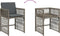 vidaXL - Tuinstoelen - 4 - st - met - kussens - poly - rattan - grijs