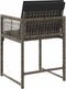 vidaXL - Tuinstoelen - 4 - st - met - kussens - poly - rattan - grijs