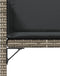 vidaXL - Tuinstoelen - 4 - st - met - kussens - poly - rattan - grijs