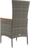 vidaXL - Tuinstoelen - 4 - st - met - kussens - poly - rattan - grijs