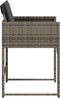 vidaXL - Tuinstoelen - 4 - st - met - kussens - poly - rattan - grijs