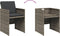 vidaXL - Tuinstoelen - 4 - st - met - kussens - poly - rattan - grijs