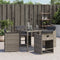 vidaXL - Tuinstoelen - 4 - st - met - kussens - poly - rattan - grijs