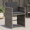 vidaXL - Tuinstoelen - 4 - st - met - kussens - poly - rattan - grijs