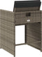 vidaXL - Tuinstoelen - 4 - st - met - kussens - poly - rattan - grijs