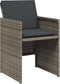 vidaXL - Tuinstoelen - 4 - st - met - kussens - poly - rattan - grijs