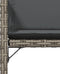 vidaXL - Tuinstoelen - 4 - st - met - kussens - poly - rattan - grijs