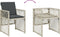 vidaXL - Tuinstoelen - 4 - st - met - kussens - poly - rattan - lichtgrijs