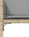vidaXL - Tuinstoelen - 4 - st - met - kussens - poly - rattan - gemengd - beige