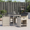 vidaXL - Tuinstoelen - 4 - st - met - kussens - poly - rattan - lichtgrijs