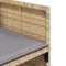 vidaXL - Tuinstoelen - 4 - st - met - kussens - poly - rattan - gemengd - beige
