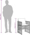 vidaXL - Tuinstoelen - 4 - st - met - kussens - poly - rattan - lichtgrijs