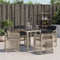 vidaXL - Tuinstoelen - 4 - st - met - kussens - poly - rattan - lichtgrijs