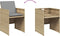 vidaXL - Tuinstoelen - 4 - st - met - kussens - poly - rattan - gemengd - beige