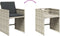 vidaXL - Tuinstoelen - 4 - st - met - kussens - poly - rattan - lichtgrijs