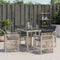 vidaXL - Tuinstoelen - 4 - st - met - kussens - poly - rattan - lichtgrijs