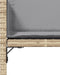 vidaXL - Tuinstoelen - 4 - st - met - kussens - poly - rattan - gemengd - beige