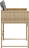 vidaXL - Tuinstoelen - 4 - st - met - kussens - poly - rattan - gemengd - beige