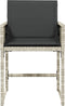 vidaXL - Tuinstoelen - 4 - st - met - kussens - poly - rattan - lichtgrijs