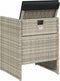 vidaXL - Tuinstoelen - 4 - st - met - kussens - poly - rattan - lichtgrijs