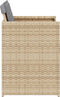 vidaXL - Tuinstoelen - 4 - st - met - kussens - poly - rattan - gemengd - beige