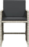 vidaXL - Tuinstoelen - 4 - st - met - kussens - poly - rattan - lichtgrijs