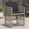 vidaXL - Tuinstoelen - 4 - st - met - kussens - poly - rattan - lichtgrijs