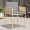 vidaXL - Tuinstoelen - 4 - st - met - kussens - poly - rattan - gemengd - beige
