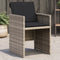 vidaXL - Tuinstoelen - 4 - st - met - kussens - poly - rattan - lichtgrijs