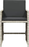 vidaXL - Tuinstoelen - 4 - st - met - kussens - poly - rattan - lichtgrijs