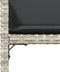 vidaXL - Tuinstoelen - 4 - st - met - kussens - poly - rattan - lichtgrijs