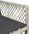 vidaXL - Tuinstoelen - 4 - st - met - kussens - poly - rattan - lichtgrijs