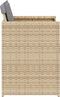 vidaXL - Tuinstoelen - 4 - st - met - kussens - poly - rattan - gemengd - beige