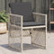 vidaXL - Tuinstoelen - 4 - st - met - kussens - poly - rattan - lichtgrijs