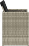 vidaXL - Tuinstoelen - 4 - st - met - kussens - poly - rattan - lichtgrijs