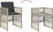 vidaXL - Tuinstoelen - 4 - st - met - kussens - poly - rattan - lichtgrijs